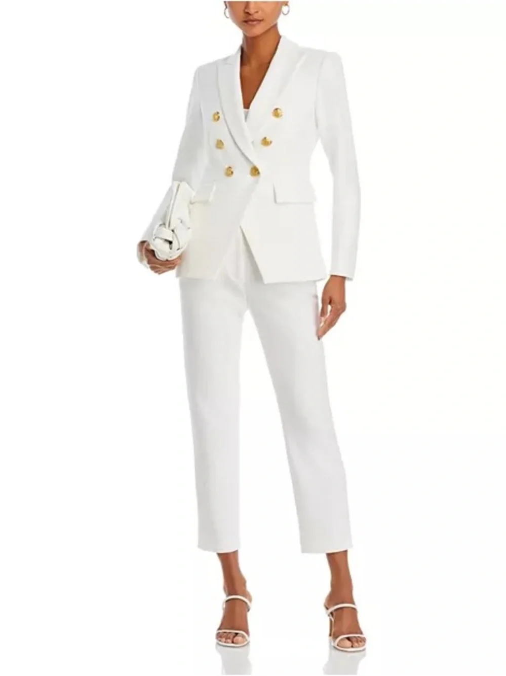 Veronica Beard - Miller Dickey Jacket Off-White & Gold- in size 6 - Picture 1 of 12